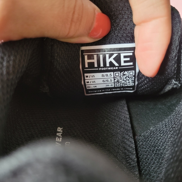 Hike Footwear Barefoot Shies Black and White Athletic Sneakers Size 8 - Picture 9 of 9